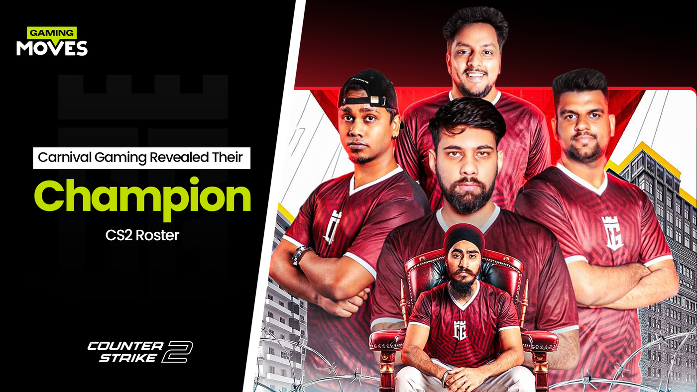 Carnival Gaming Revealed Their Champion CS2 Roster