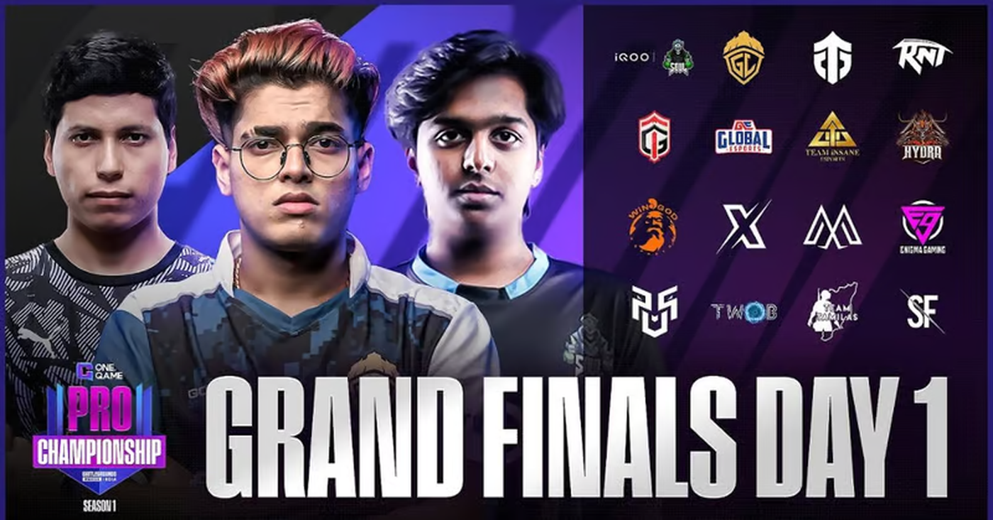 OneGame BGMI Pro Championship Grand Finals : Day 1 Recap