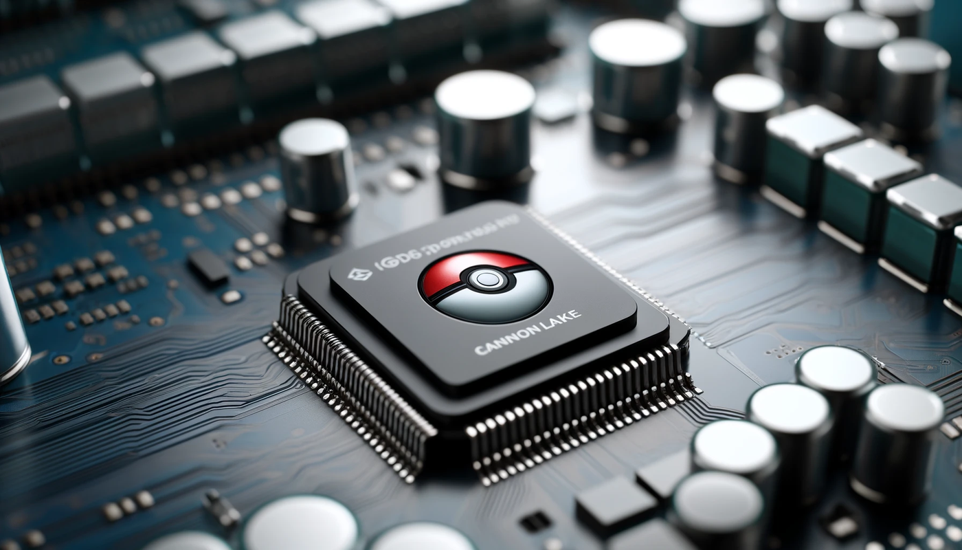Intel's 10nm Cannon Lake Chip Features on Pokemon-Etched Board