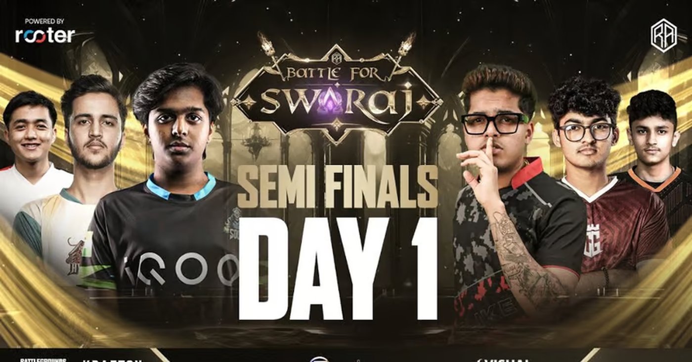 RA Esports BGMI Battle For Swaraj Semi Finals Day 1 Overview