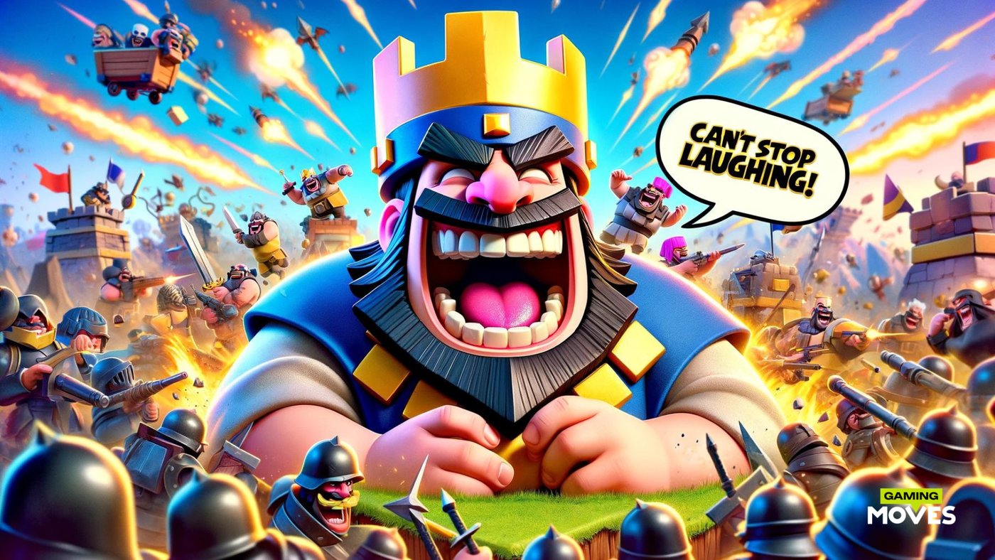 Clash Royale King Laughing Meme 